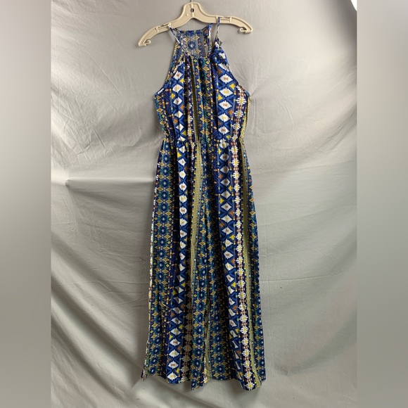 Boho Print Wide Leg Jumpsuit - Picture 7 of 7